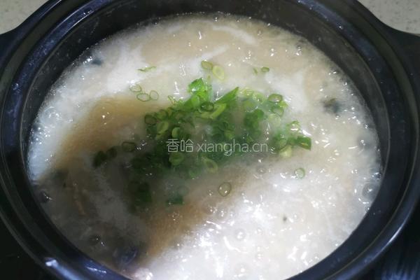 皮蛋瘦肉粥的做法图解15
