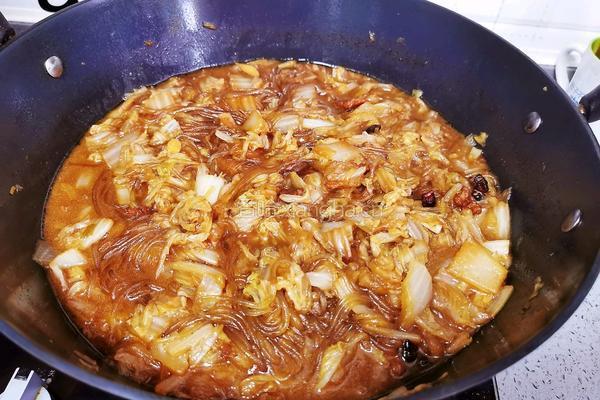 猪肉白菜炖粉条的做法图解18