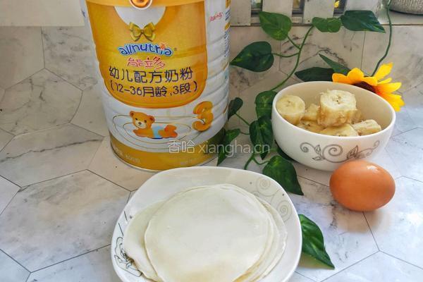 不蒸不烤奶香浓郁的香蕉饼的做法图解1