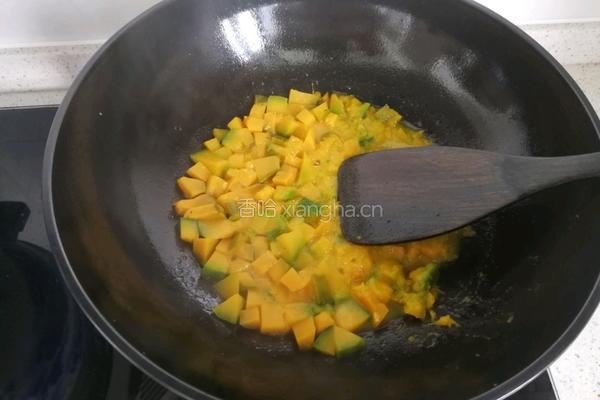 南瓜酱炒饭的做法图解9