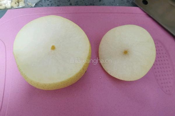川贝炖苹果梨的做法图解2
