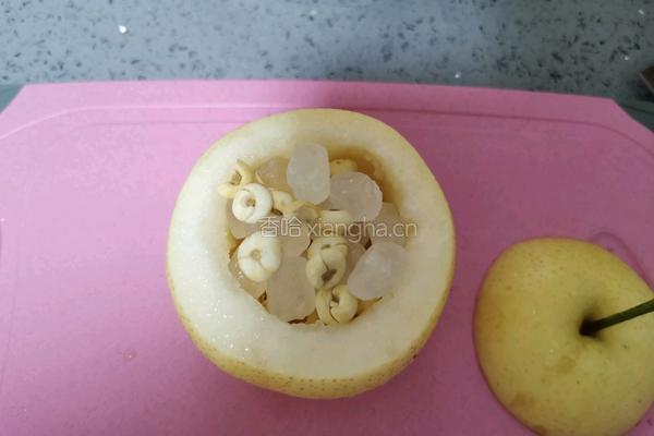 川贝炖苹果梨的做法图解7