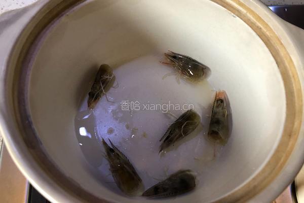 鲜虾粥的做法图解5