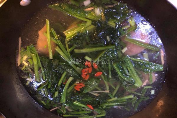 菠菜猪肝汤的做法图解14