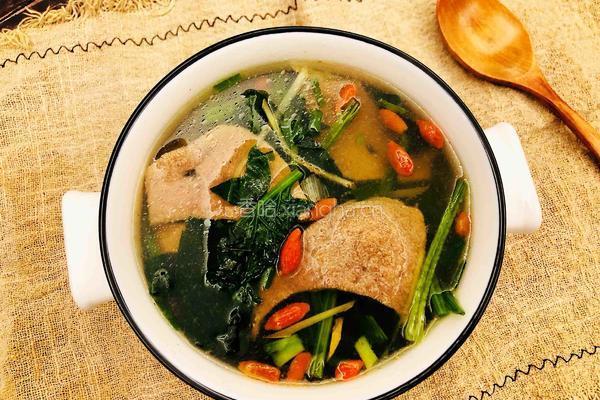 菠菜猪肝汤的做法图解15