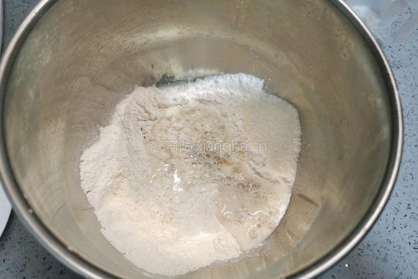 豆沙大理石吐司的做法图解2