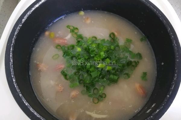 花生鸡肉藜麦粥的做法图解12