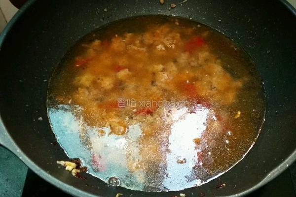 红烧肉沫豆腐的做法图解5