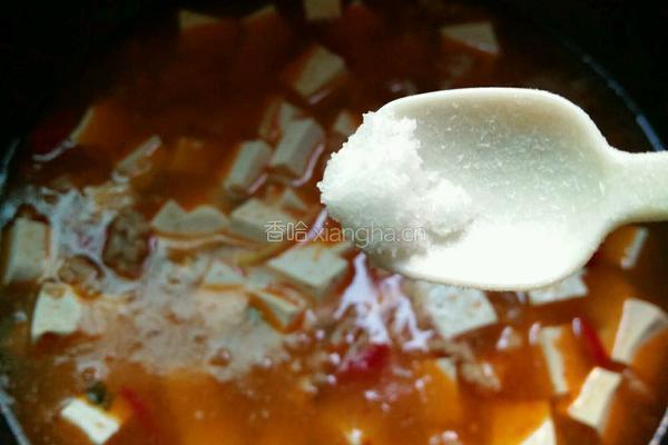 红烧肉沫豆腐的做法图解8