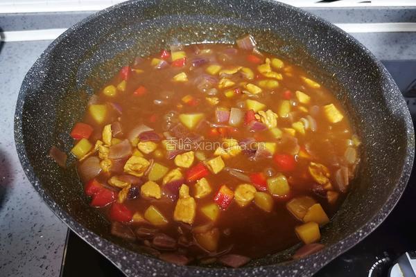 咖喱鸡肉饭的做法图解14