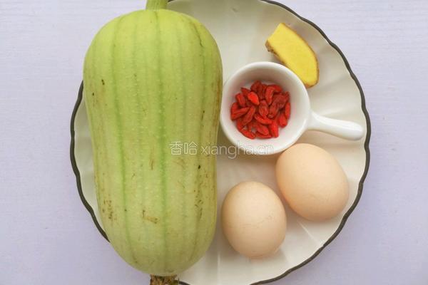 丝瓜鸡蛋汤的做法图解1