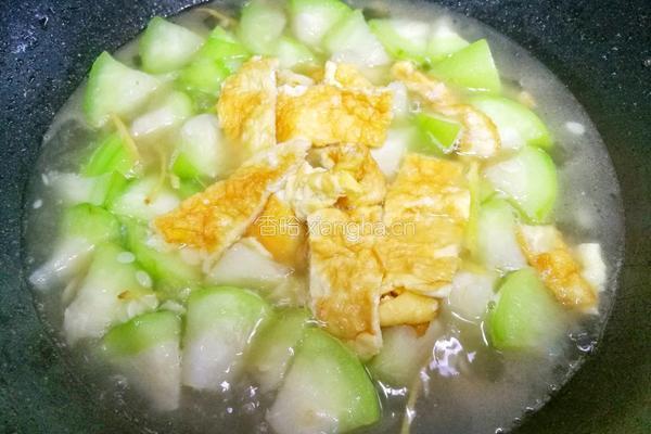 丝瓜鸡蛋汤的做法图解9
