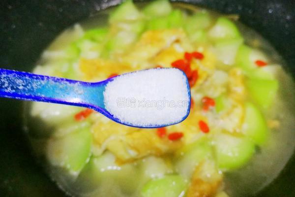 丝瓜鸡蛋汤的做法图解11