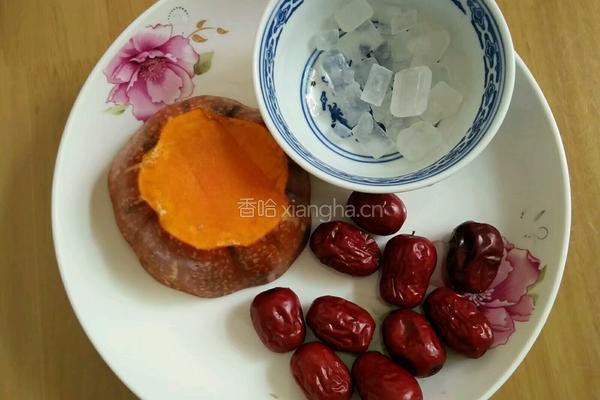 南瓜红枣糖水的做法图解1