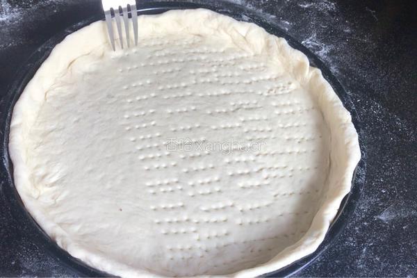 猪油牛肉披萨饼的做法图解8