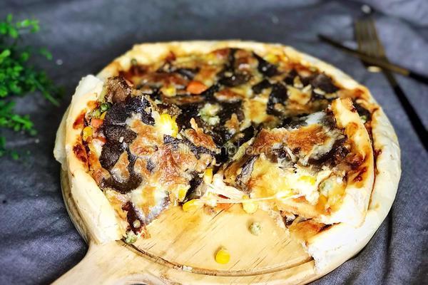 猪油牛肉披萨饼的做法图解15