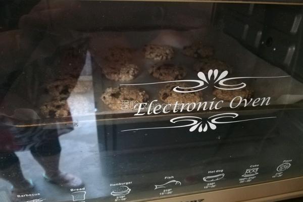燕麦能量饼干的做法图解5