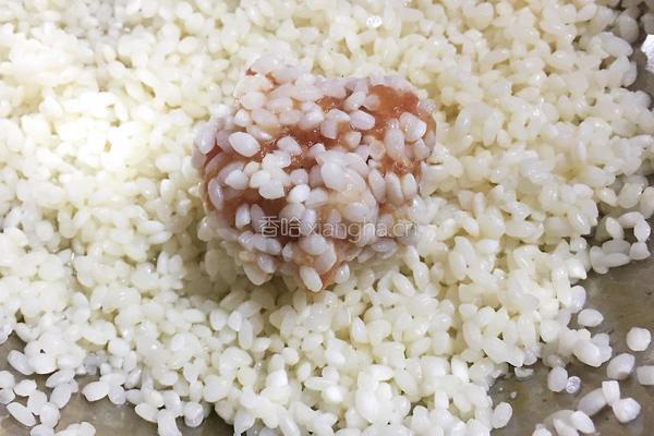 珍珠丸子的做法图解4
