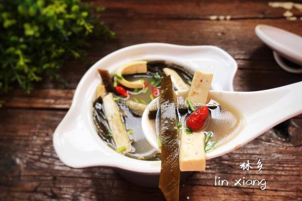 海带豆干汤的做法图解16