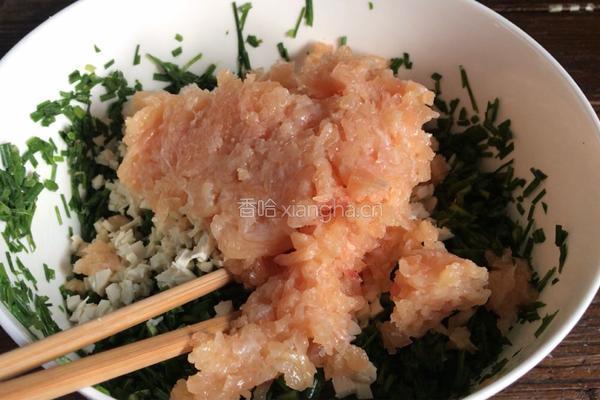 香油鸡肉煎饺的做法图解4