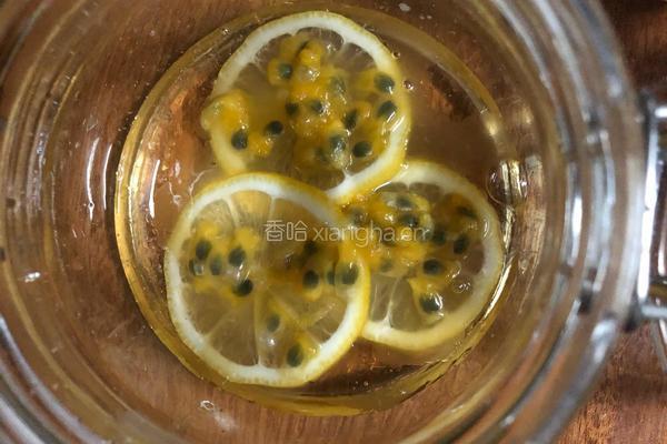 百香果蜂蜜柠檬水的做法图解8