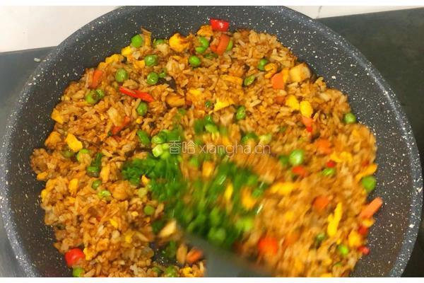 杂蔬酱油蛋炒饭的做法图解7