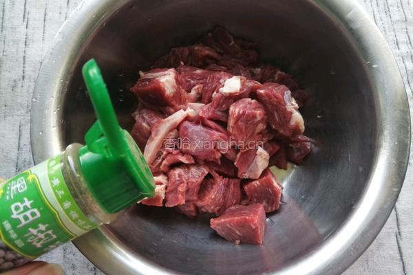 土豆豆角炖牛肉的做法图解3