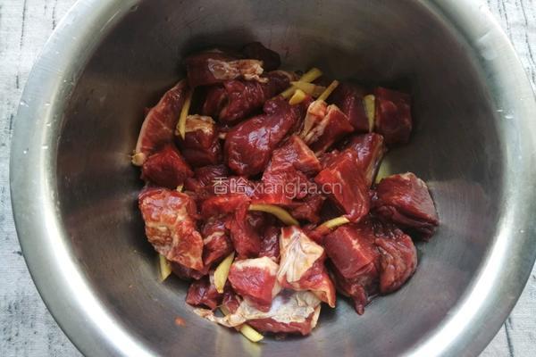 土豆豆角炖牛肉的做法图解6