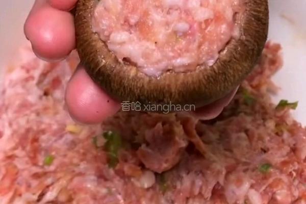 香菇酿肉的做法图解6