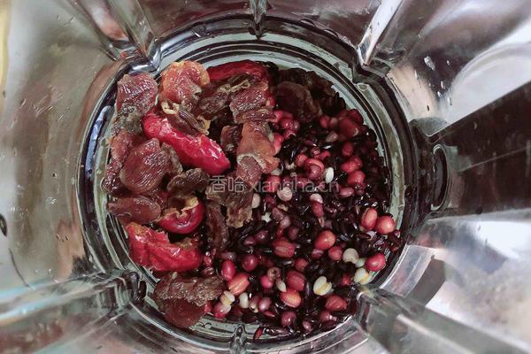 黑米薏米红豆豆浆 | 祛湿补血的做法图解4