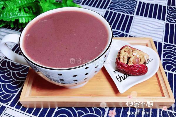 黑米薏米红豆豆浆 | 祛湿补血的做法图解8