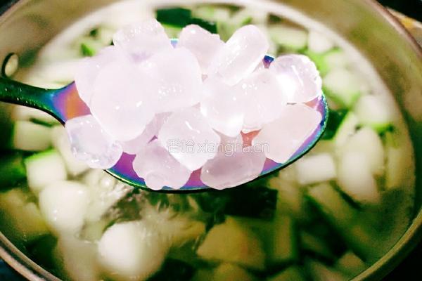 梨炖冬瓜皮的做法图解7