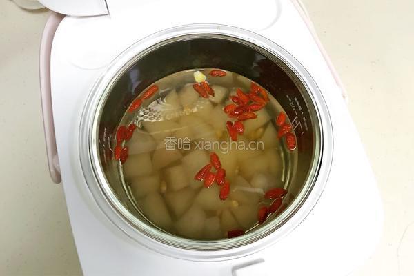 冰糖炖雪梨玉米的做法图解7