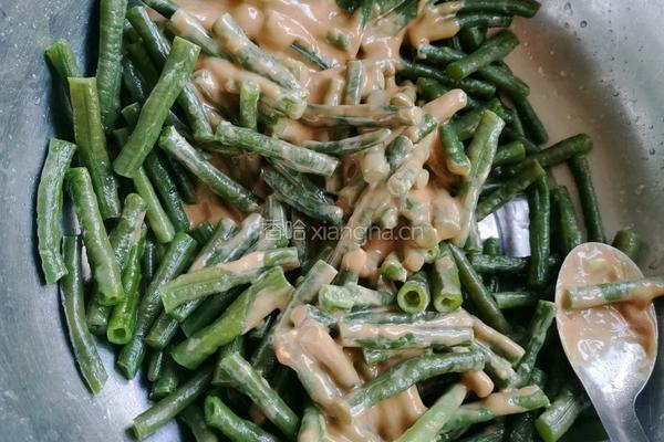 麻汁豆角的做法图解6
