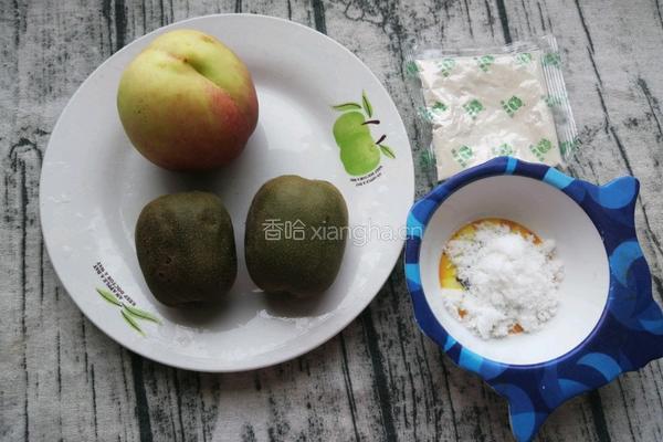 水果藕粉羹的做法图解1