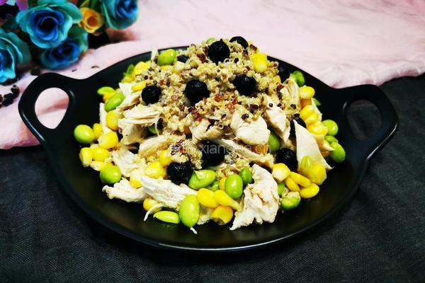 藜麦鸡肉沙拉的做法图解13