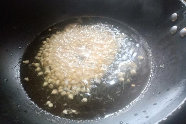 清炒百合玉粒子的做法图解3