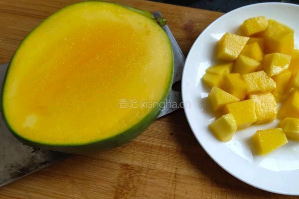 芒果牛奶西米露的做法图解4
