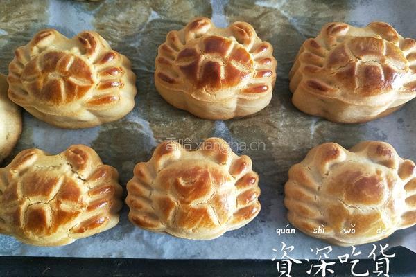螃蟹月饼的做法图解13