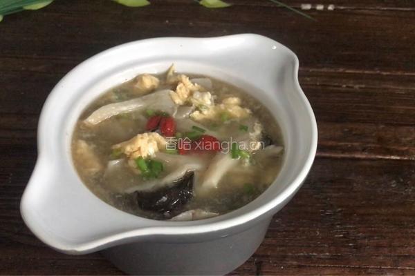 平菇鸡蛋汤的做法图解16