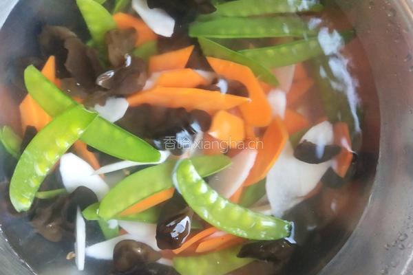 荷兰豆养生菜的做法图解5
