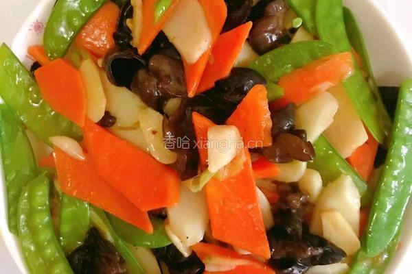 荷兰豆养生菜的做法图解10