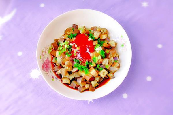 无油糖醋茄子的做法图解11