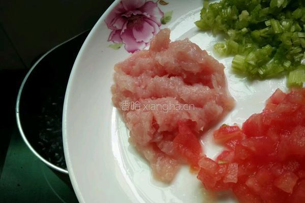 西红柿鸡蛋肉末面线的做法图解4