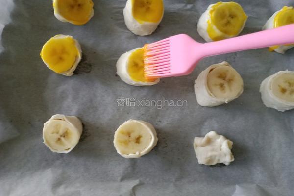 椰蓉香蕉飞饼卷的做法图解7