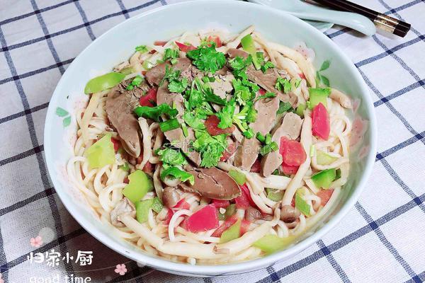 鸭肝菌汤面的做法图解14