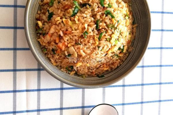 虾仁蛋炒饭的做法图解6