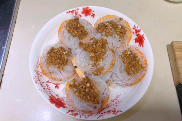 蒜蓉粉丝蒸扇贝的做法图解4