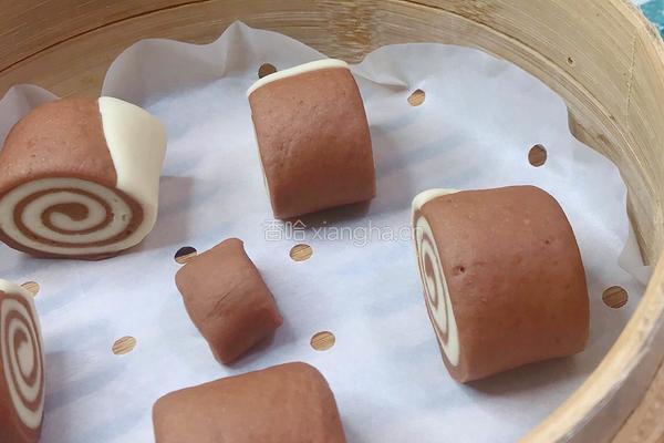 宝宝辅食 双色馒头卷的做法图解11