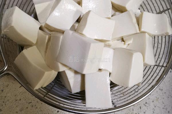 红烧豆腐的做法图解3